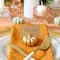 Kate Aspen&#xAE; Mini Gold Pumpkin Place Card Holder Set